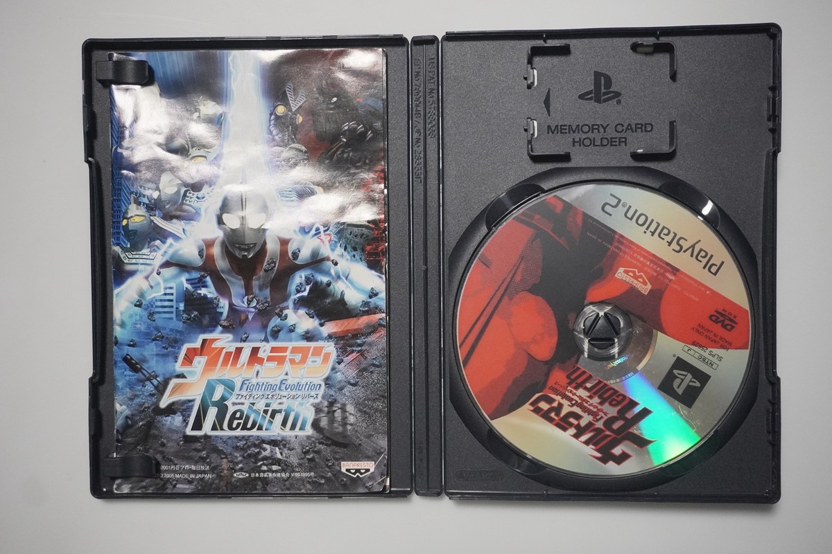 Playstation 2 Ultraman Fighting Evolution Rebirth Japan PS2 game