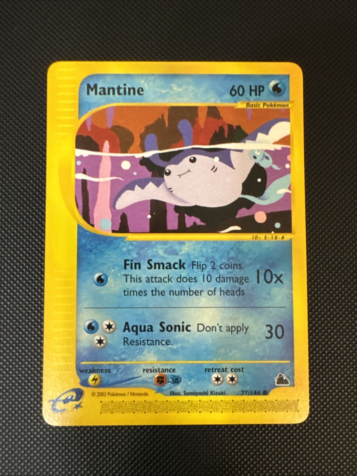 Mantine 77/144 Skyridge Regular Pokemon Near Mint S610