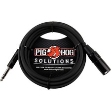 Pig Hog Solutions TRS M to XLR M Balanced Adapter Cable 5 ft.