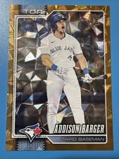 2026 Topps Series 1 Addison Barger /50 Gold Diamonte