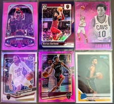 Lot of Darius Garland Pink Hyper Prizm #129, Sliver #31, #241, Optic #42, & More