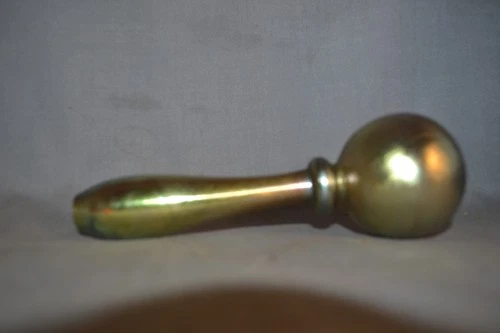 STEUBEN ART GLASS GOLD AURENE SOCK DARNER