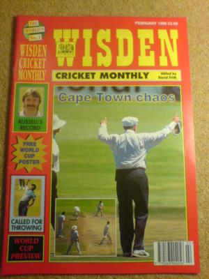 WISDEN - CAPE TOWN CHAOS - Feb 1996 Vol 17 #9