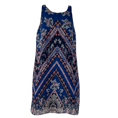 By & By Dress Women's Small Above Knee Sleeveless Floral Sundress Lightweight