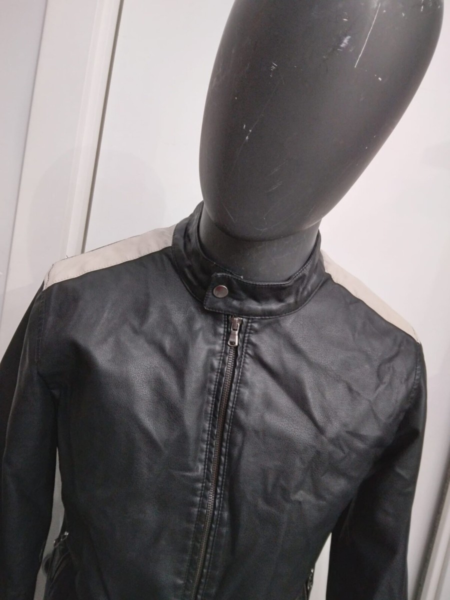 J. Hart & Bros. Men's Genuine Leather Jacket Used Size M Black