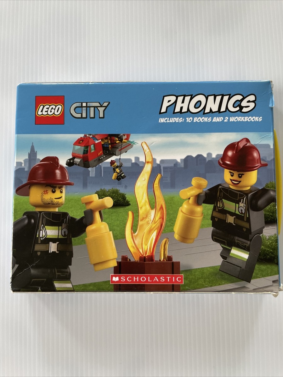 Lego City Phonics Includes 10 Books And 2 Workbooks Scholastic | eBay