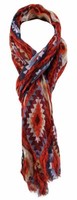 Tigertie Designer Schal In Rot Blutorange Bordeaux Blau Grau Braun Gemustert