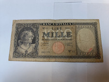 1.000 lire (testina)1947 serie sostitutive w 13 rara r3