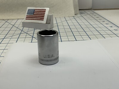 EASCO 1/2 Drive Socket, 12 Point, Model 53 3124, Size 3/4”, USA
