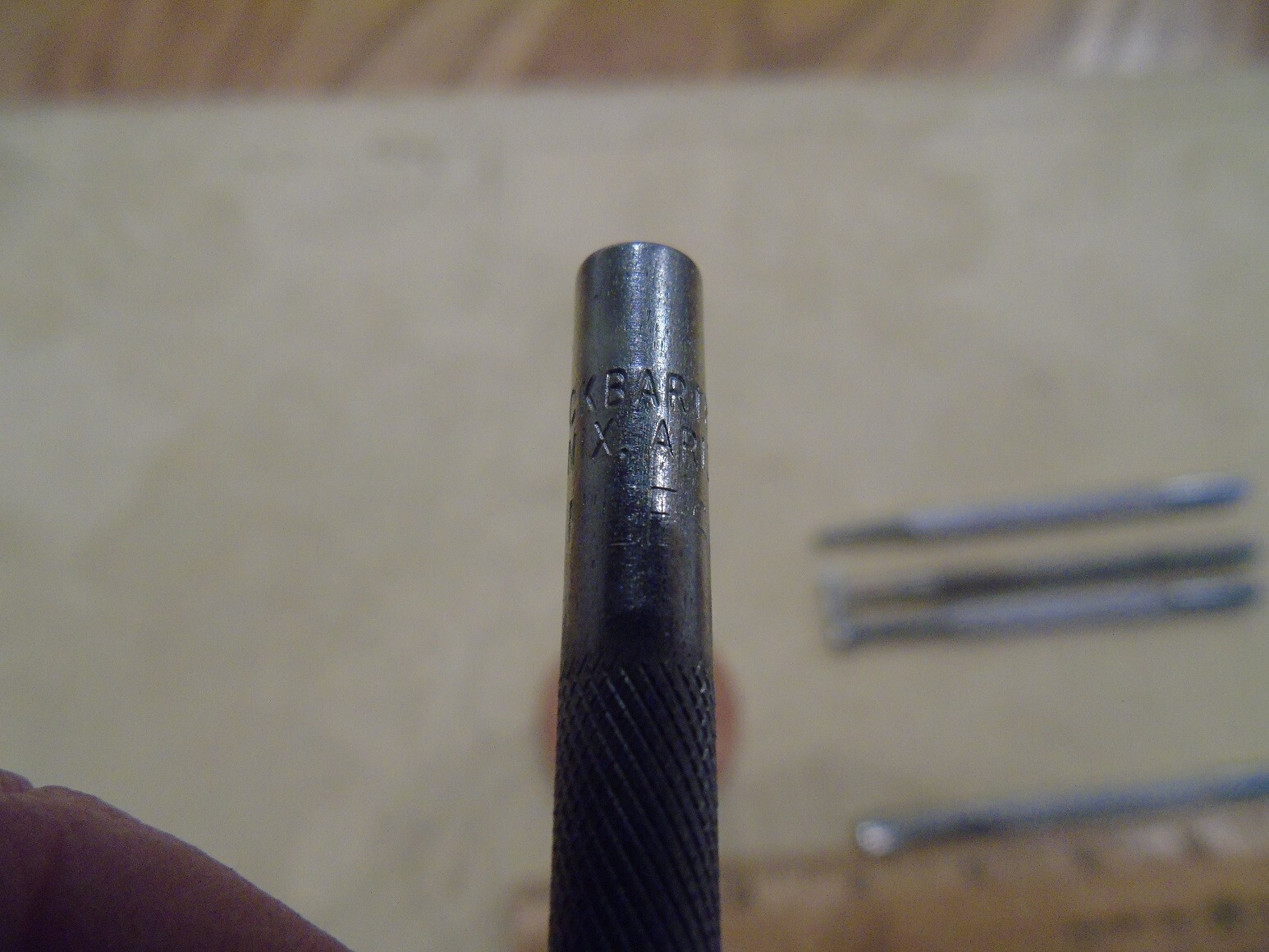 Vintage Leather Working Tools 5 Original Ray Hackbarth Stamping Tools