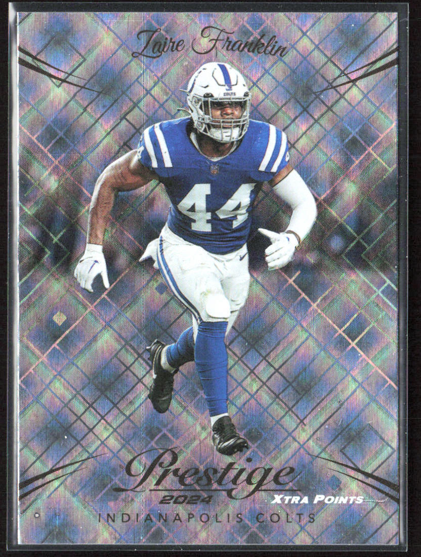 2024 Panini Prestige #131 Zaire Franklin Diamond Xtra Points