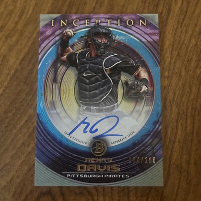 2022 Bowman Inception Henry Davis Prospect Auto 194/200 Pittsburgh Pirates