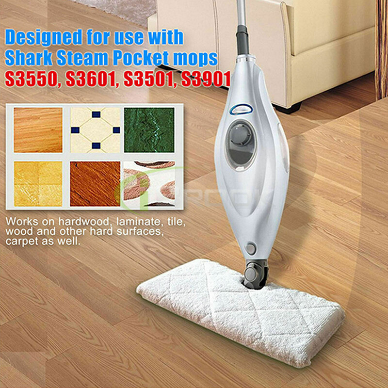 2/4/6PCS Replacement Microfiber Pads For Shark Steam Mop S3550 S3901