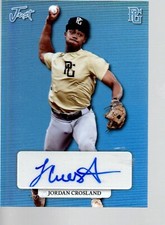 2022 Leaf Perfect Game Nat'l Show Just Minors Platinum GA-JC2 Jordan Crosland /8