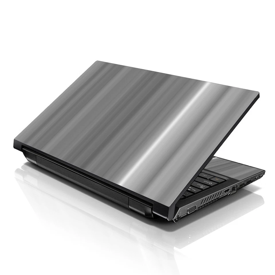 Laptop Skin Sticker Notebook Decal Cover Grey Shades for Dell Apple Asus 17"-19" - Image 2 of 4