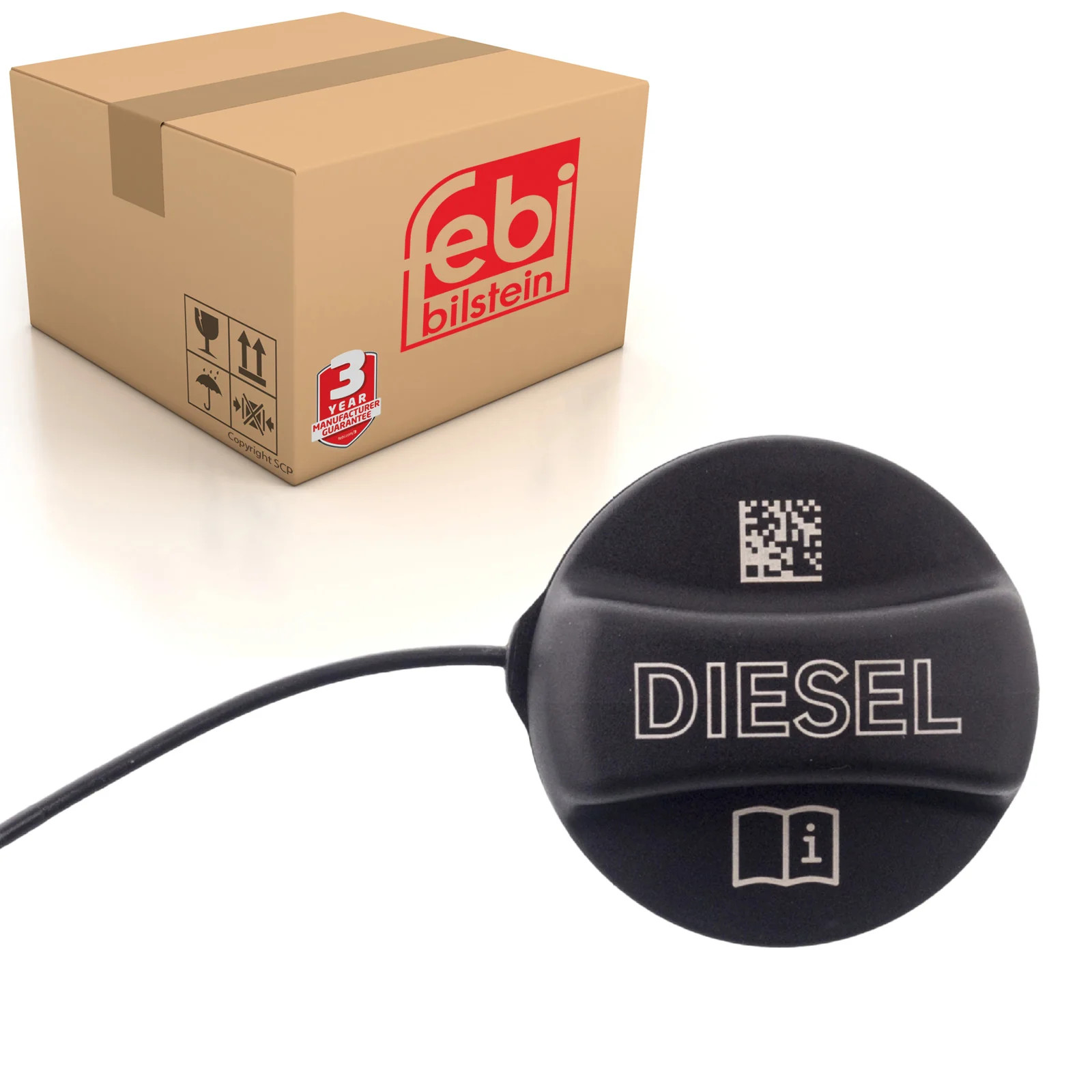 Diesel Fuel Filler Cap fits BMW 318D 2.0D 05 to 20 N47D20C 16117193381 Febi New - Image 23