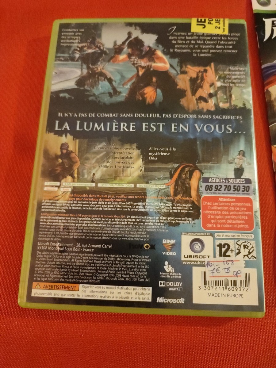 Jeu Prince Of Persia Classics pour XBOX 360 Complet PAL FR