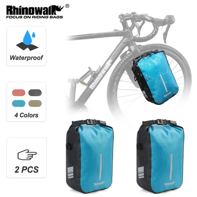 Bike Fork Bag Waterproof 2 Piece 4L 6LQuick Release Bicycle Front Pack Mount Bag