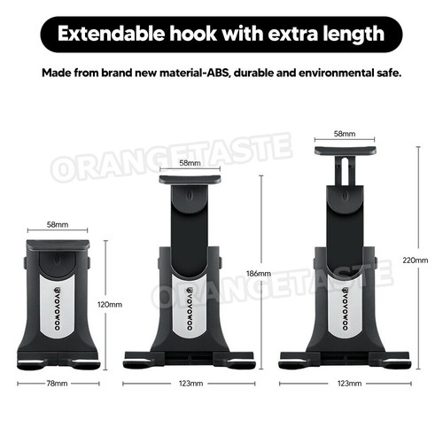 Universal Adjustable Tablet Mount Car CD Slot Holder 2in1 Fit 3.5-10.5" iPad AU - Picture 6 of 9