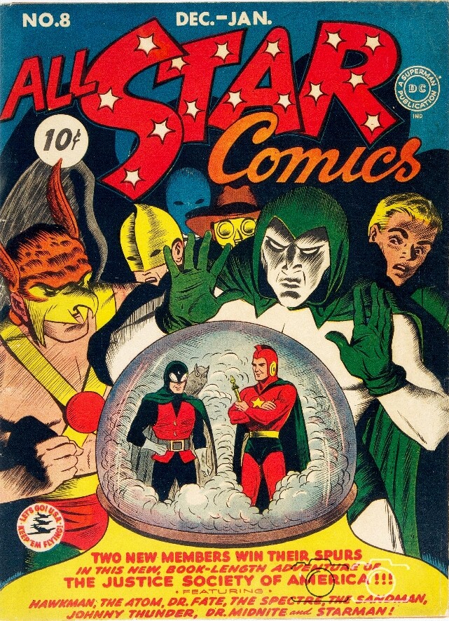 Affiche All Star Comics Poster Retro Vintage 40x60cm Déco Chambre
