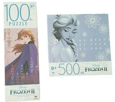 Disney Puzzles Frozen II 100 Piece and 500 Piece Kids Jigsaw Puzzle Age 6+
