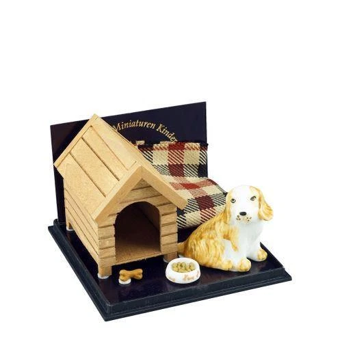 5-pc Doghouse Set 1.625/7 Reutter DOLLHOUSE Miniature - Image 2 of 4