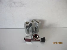 10 OPEN END LUG NUTS 12 X 1.5 WELD WHEELS PRO STAR  RODLITE,DRAGLITE  10 WASHERS