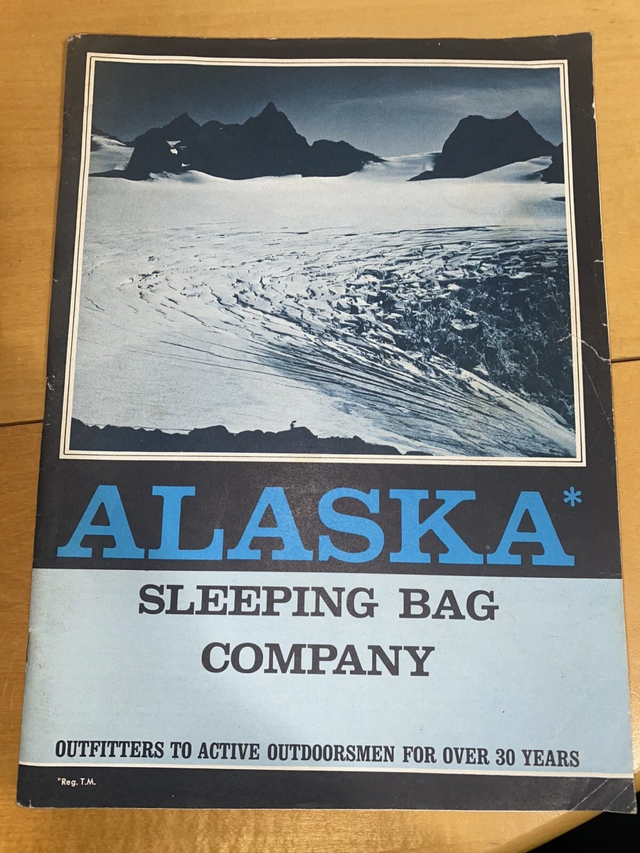 Vintage Alaska Sleeping Bag Company Outfitters Outdoorsmen Book Catalog Magazine