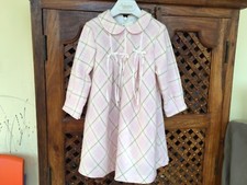 Vestito bimba Aletta neonata 18 mesi 86 cm lana rosa