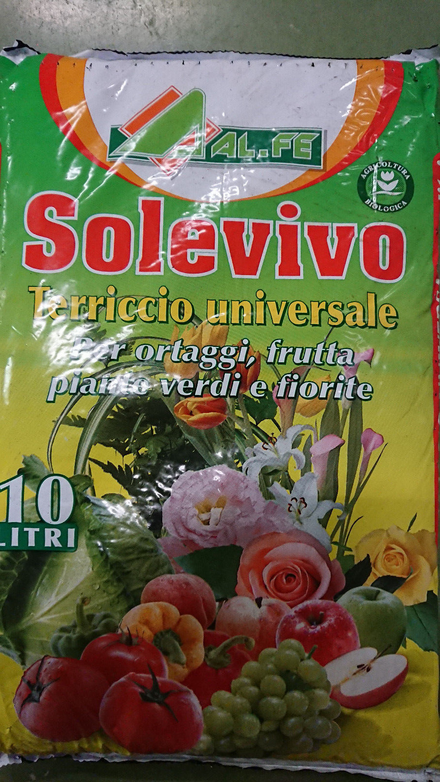 ALFE SOLEVIVO TERRICCIO TERRA SUBSTRATO UNIVERSALE SACCO DA 10 LITRI