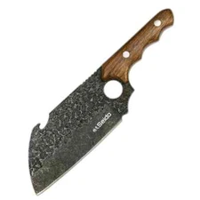Seido Knives Kemono Cleaver Knife, Full-tang Premium Polished Rosewood Handle