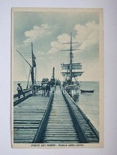 FORTE DEI MARMI veliero sotto carico animata Lucca vecchia cartolina