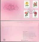 1982 Australian Roses Stamps Set FDC - Sydney Opera House 2000 Postmark Envelope