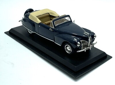 LINCOLN CONTINENTAL BLUE MODEL CAR 1:43 SCALE | eBay