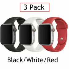 Silicone Watch Band Strap For Apple Watch Series 10 9 8 7 6 5 4 3 2 1 SE Ultra
