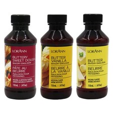 3 Pack 4 Fl Oz Concentrated Flavoring Substance for Baking Frostings and More