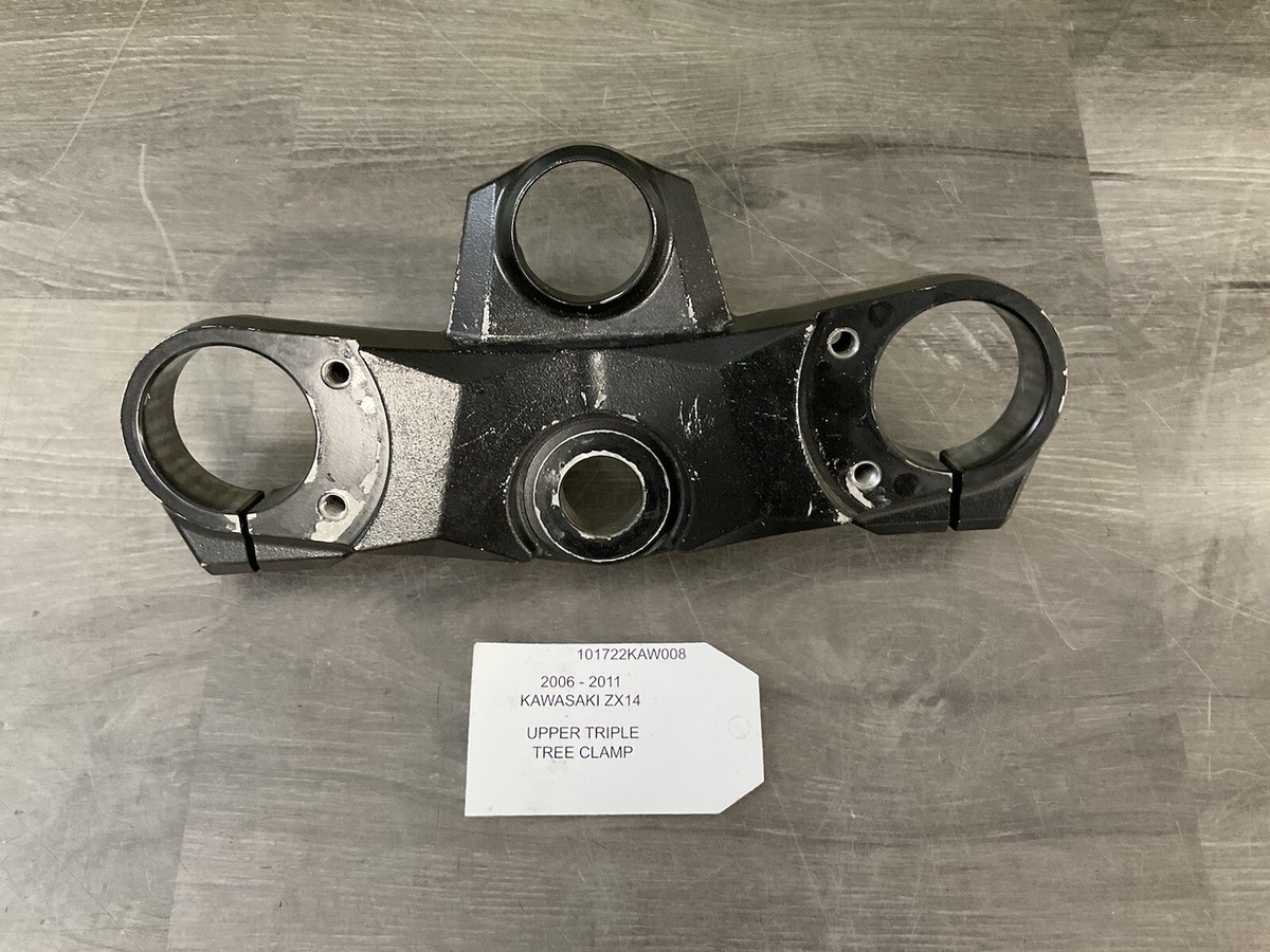 2006 07 08 09 10 2011 KAWASAKI ZX14 UPPER TRIPLE TREE CLAMP E57 | eBay