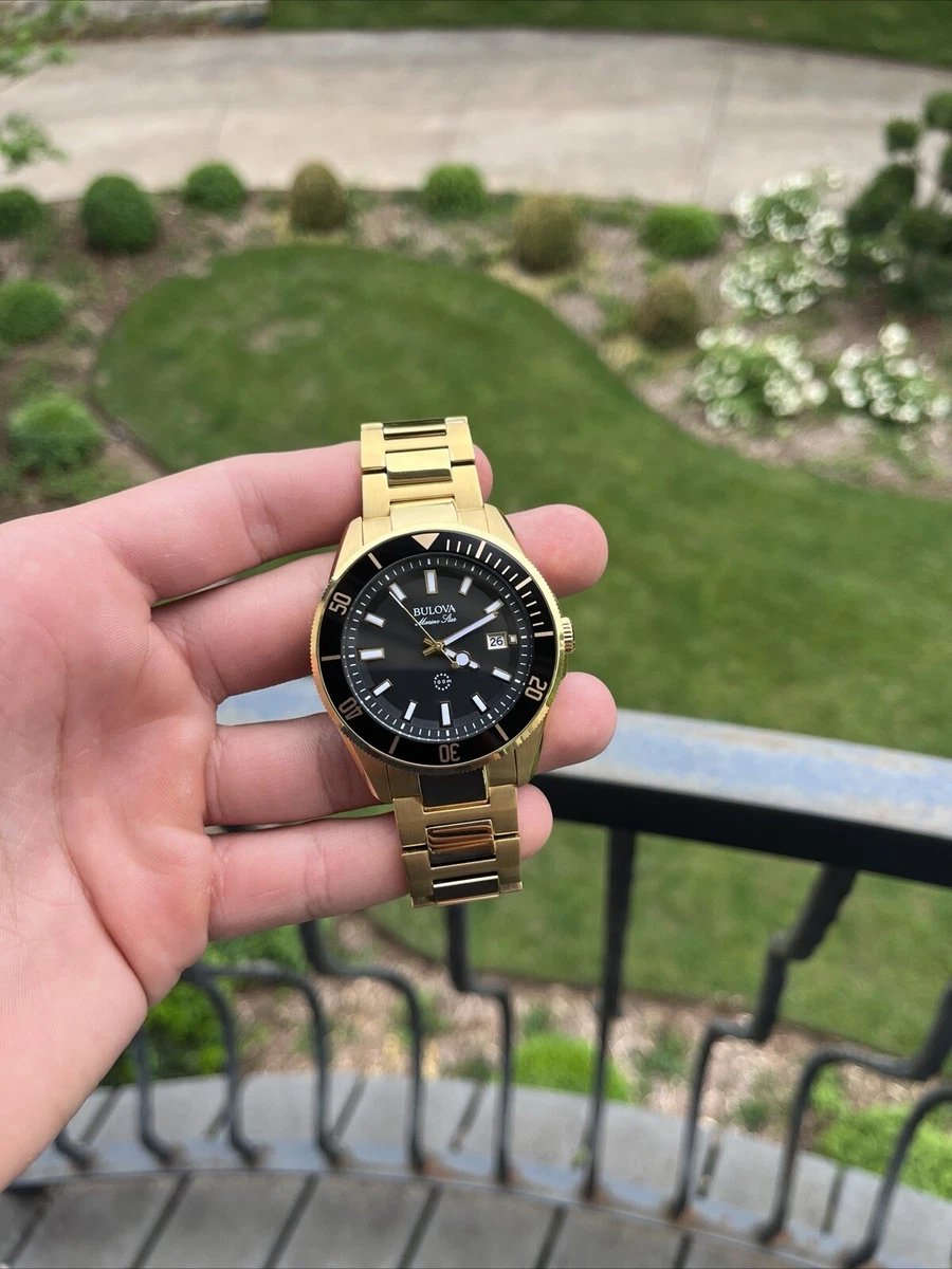 Bulova 98B396 Marine Star Uomo Marine Star Gold Tone 43mm | eBay