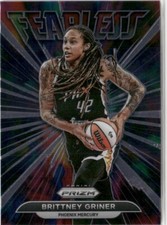 2022-23 Panini Prizm WNBA Fearless Brittney Griner Phoenix Mercury #9 Insert
