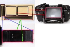   2 sets with INSTRUCTION  Precut Light Seal Kit PENTAX 67 from Japan 800