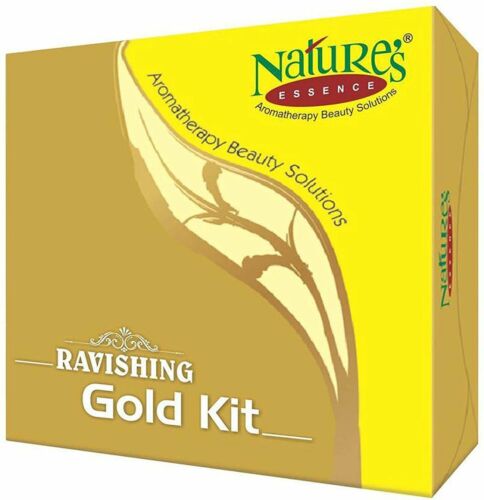 2X Nature's Essence Ravishing Gold Mini Facial Kit 34 g  Set of 4 - Afbeelding 1 van 4
