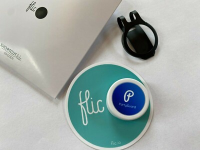 Flic wireless smart button (weiß) Kontrolliere Apps und Geräte mit einem Knopf