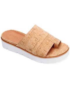 Gentle Souls By Kenneth Cole Lavern X-Band Leather Wedge Sandal Women's 7.5 193569380291 | eBay