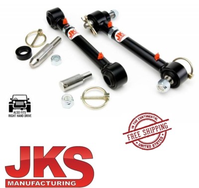 Quicker Sway Bar Disconnects for 2.5- 6 Lift 2007-2018 Jeep Wrangler JK JKU