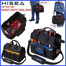 HISEA Heavy Duty Tool Bag Wide Mouth Multi-Pu...