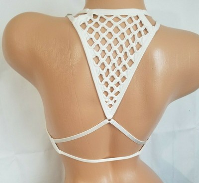 victoria secret fishnet bralette
