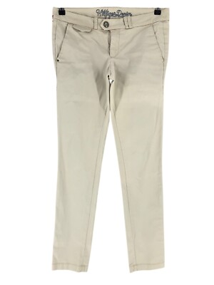 TOMMY HILFIGER Women Sena Chino Skinny Slim Pants Trousers Size W30 L34
