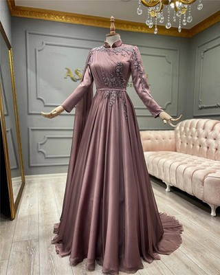 arabic evening gowns dresses Gold Arabic Cape Sleeves Beaded Evening Dresses Gowns 2025 Mermaid Gold / 14