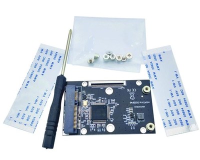mSATA PCI-E SSD to 1.8'' ZIF/CE Converter Card JM20330 For Toshiba Hitachi HDD