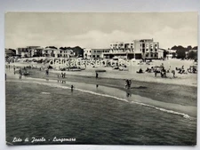 JESOLO LIDO Venezia lungomare animata plage strand vecchia cartolina